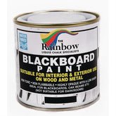 Rainbow Chalk Black Blackboard Paint 250ml